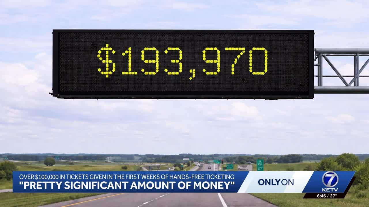 Over $100,000 in citations given in the first weeks of Iowa's hands-free ticketing
