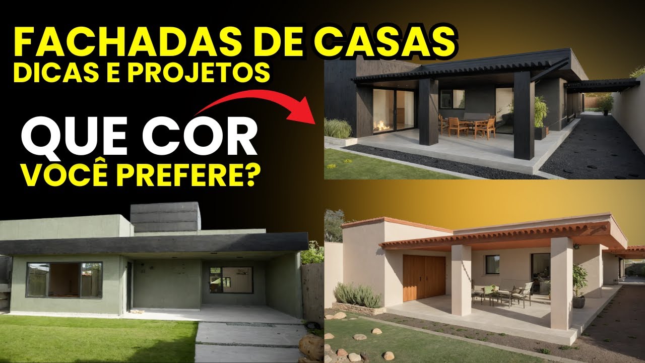 Revele a Fachada dos Sonhos: O Segredo das Cores para sua Casa!