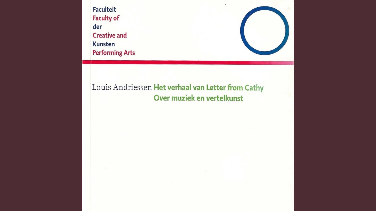 Letter From Cathy (Live)
