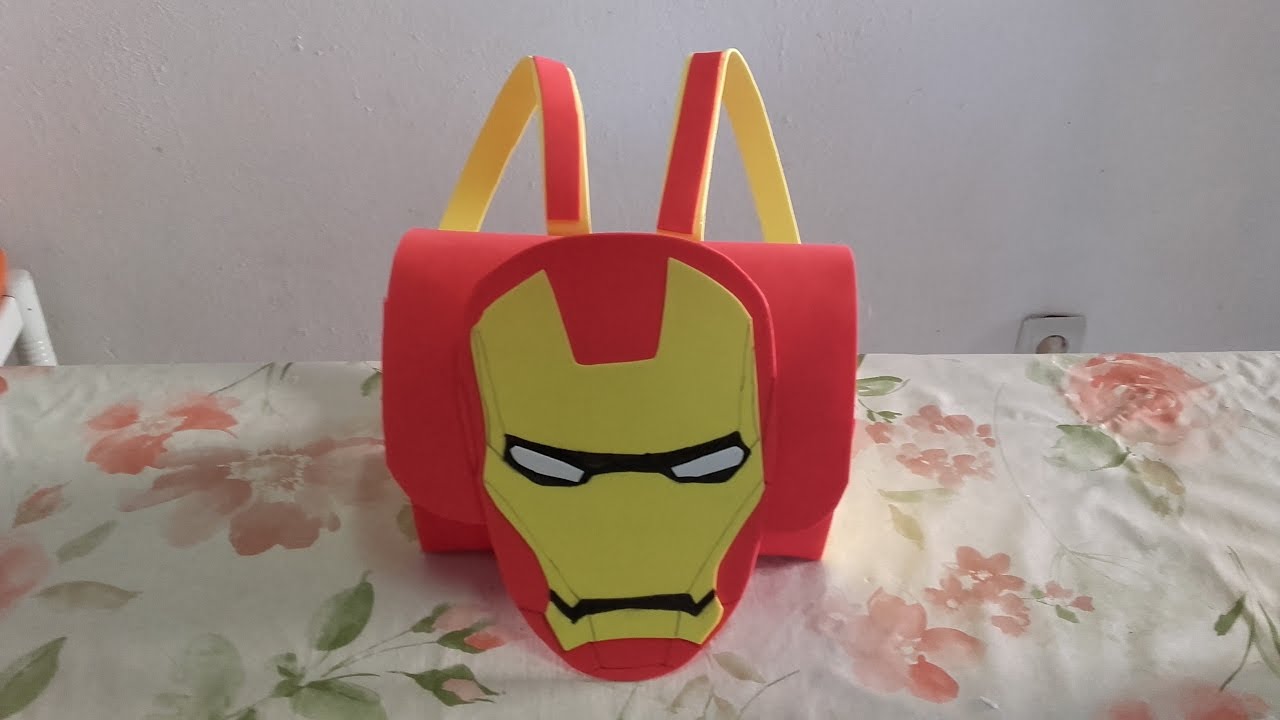 COMO FAZER MOCHILA SURPRESA DO HOMEM DE FERRO
