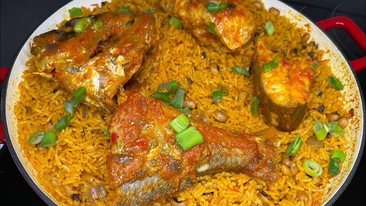 🇬🇭 Fisherman’s Rice | Fante Fante Rice | Red Snapper Rice | Lovystouch