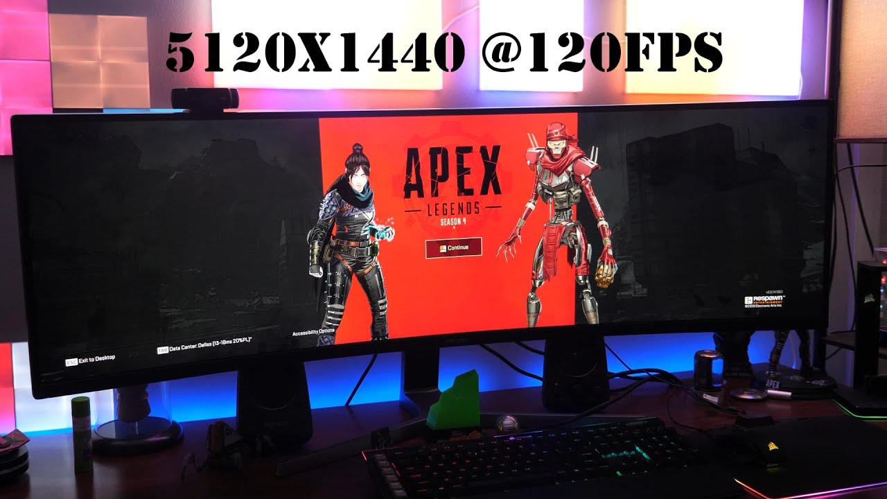 ЭКСТРИМАЛЬНАЯ Apex Legends? Как выглядит Apex Legends в разрешении 5120x1440 при 120 кадрах в сек...