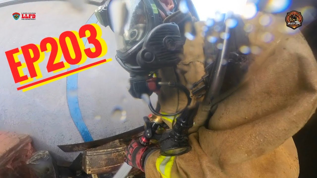 EP203 สนับสนุนบางปลากด ไฟไหม้โรงงาน#rescue1th #llfd  #ดับเพลิงลัดหลวง 