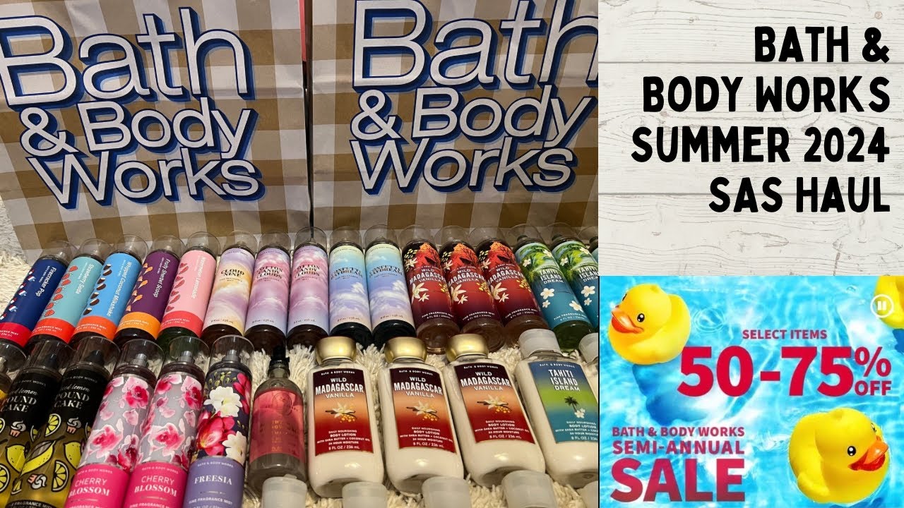Bath & Body Works Summer 2024 SAS (Semi Annual Sale) Haul feat. new body care collections
