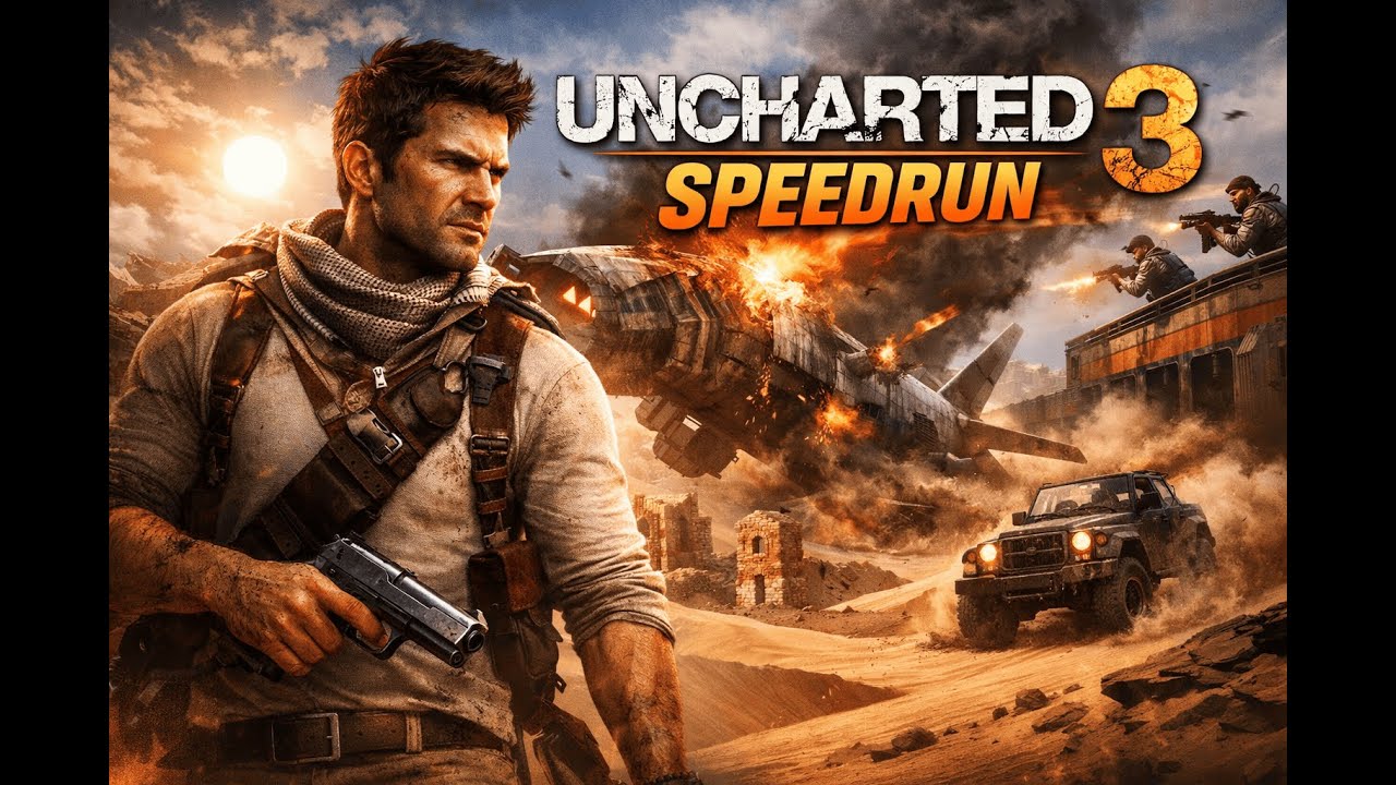 Uncharted 3 SPEEDRUN Glithless