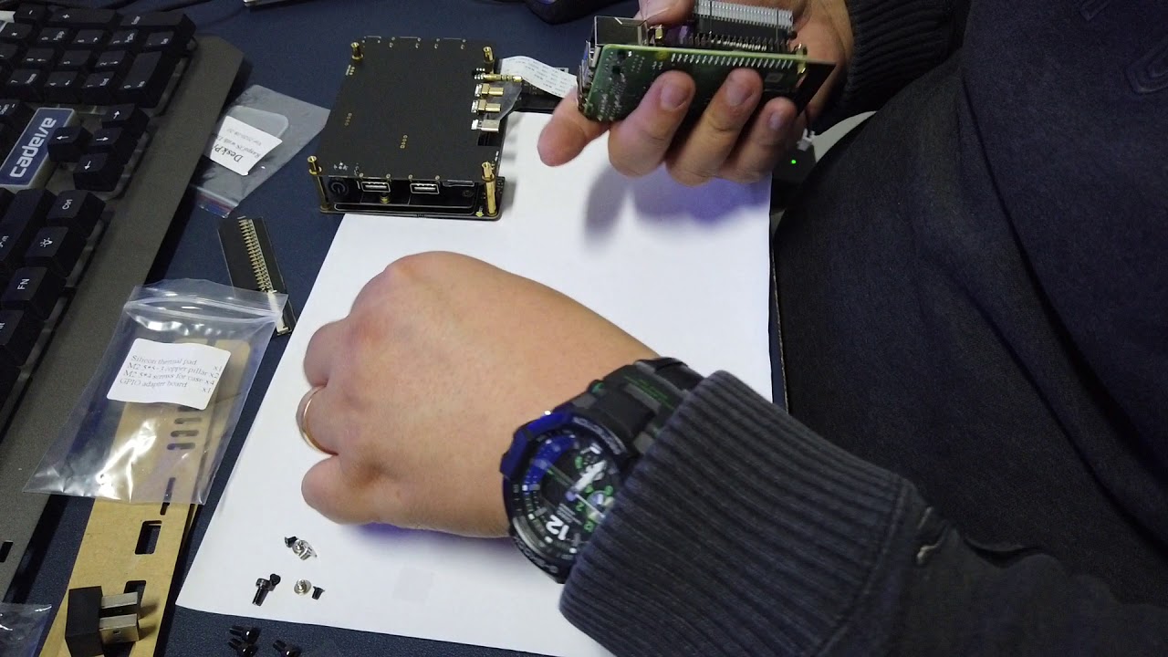 DeskPi Pro Assembling Part 1 (with Raspberry Pi 4B)