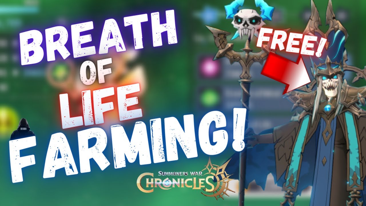 SURPRISE CHALLENGE! WHERE TO FARM BREATH OF LIFE! Summoners War Chronicles
