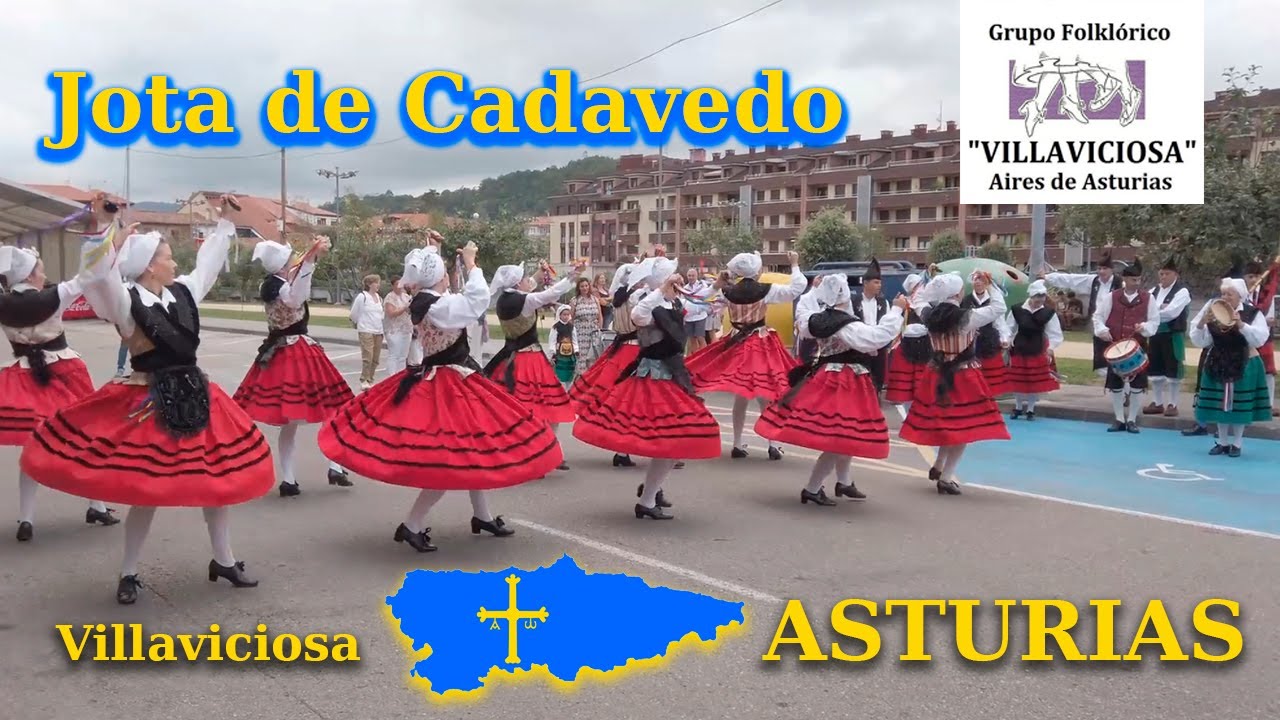 Grupo folklórico Villaviciosa Aires de ASTURIAS. Jota de Cadavedo año 2023