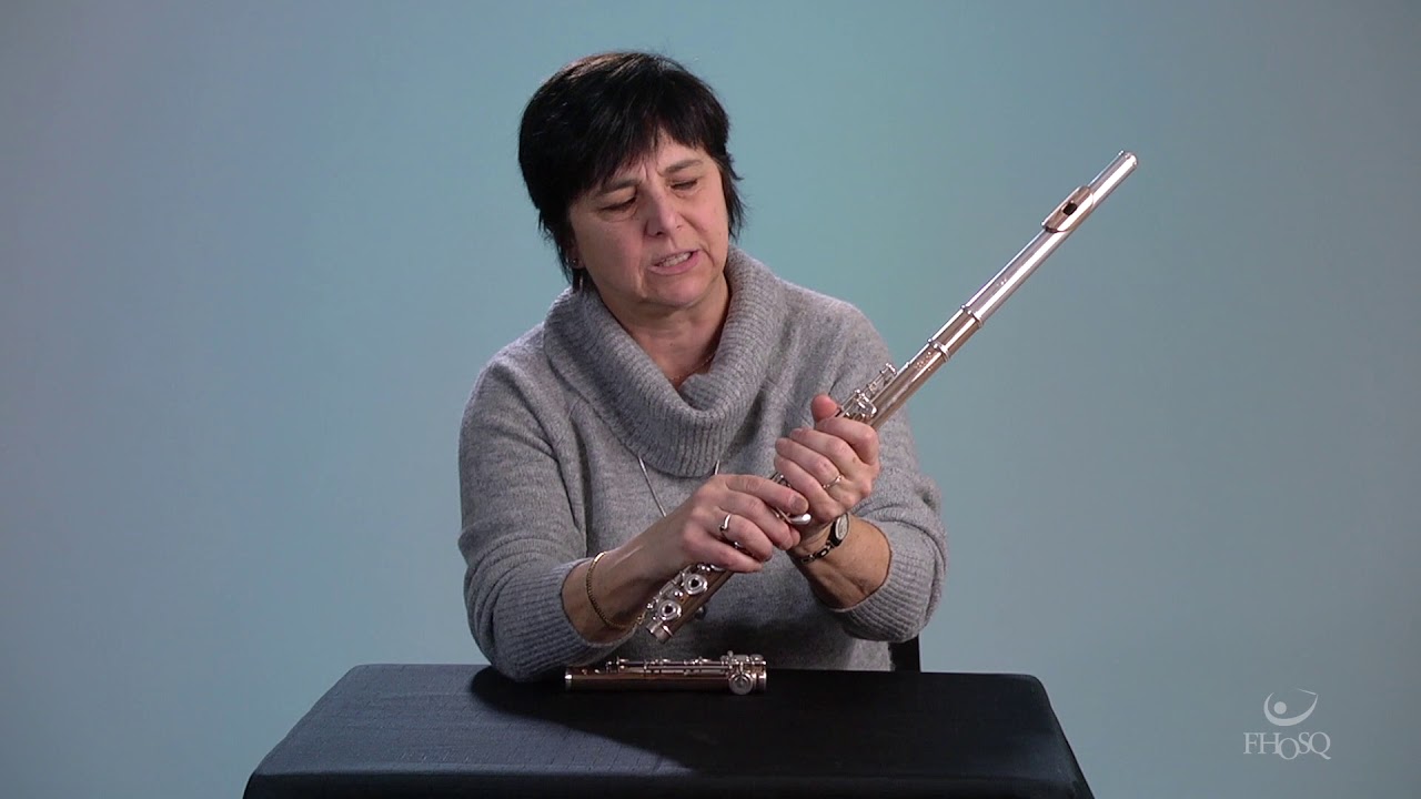 Flûte - L'assemblage de l'instrument et l'adoption d'une bonne posture