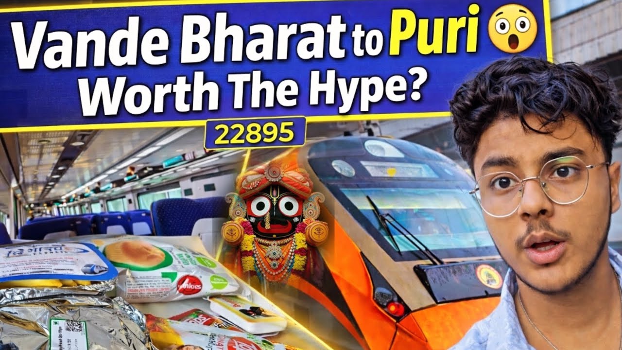 India's Fastest Train to Jagannath Dham 🚩 || 22895 Howrah to Puri Vande Bharat Experience| FULL VLOG