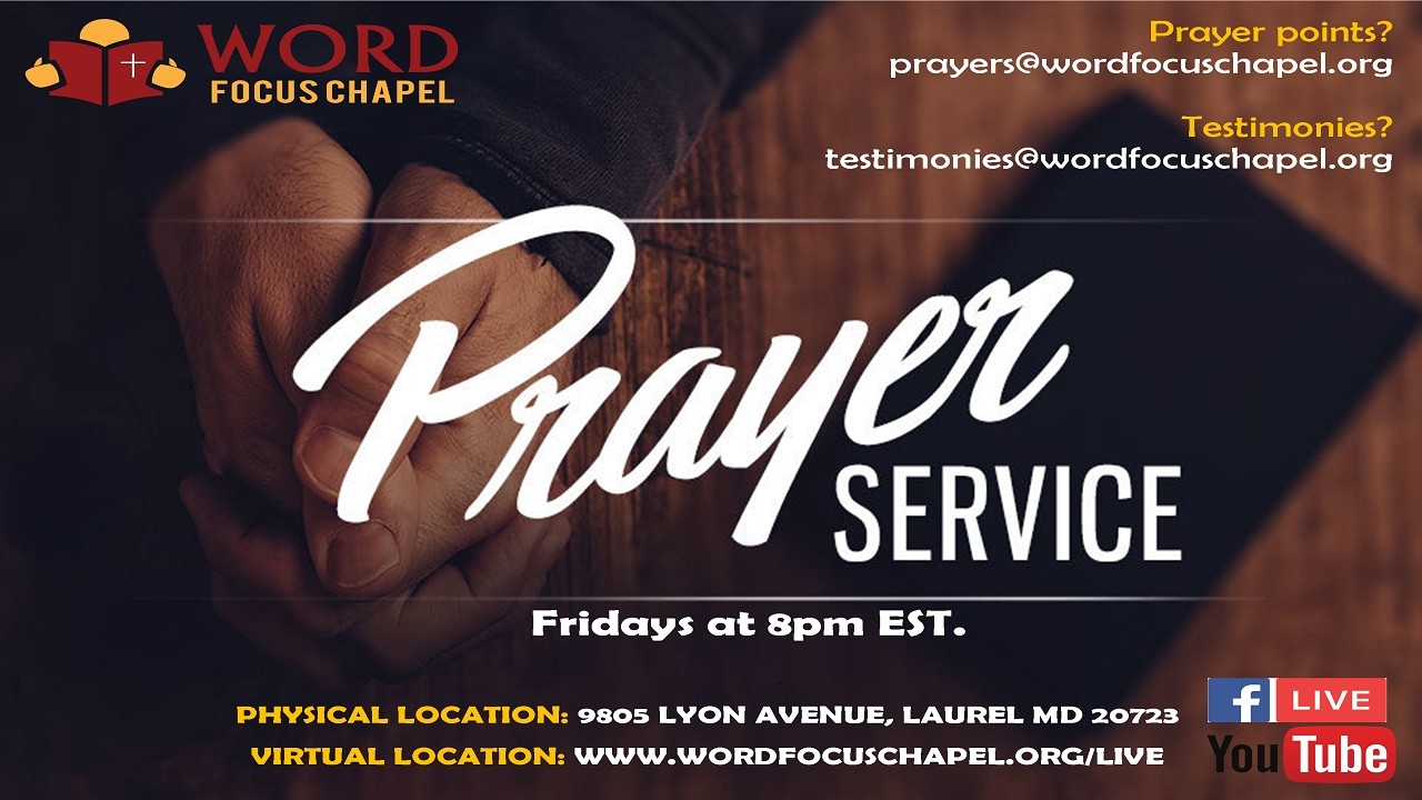 WFC Prayer & Praise Service. Feb 27, 2026