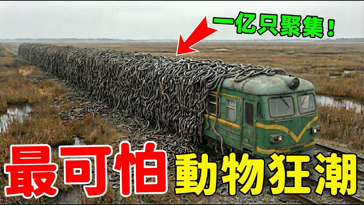 世界最可怕的10個動物狂潮！你見過上千條毒蛇聚集嗎？第一個簡直像到了末日！|#生物狂潮 #動物災難 #動物聚集 #世界之最 #top10 #奇葩百科