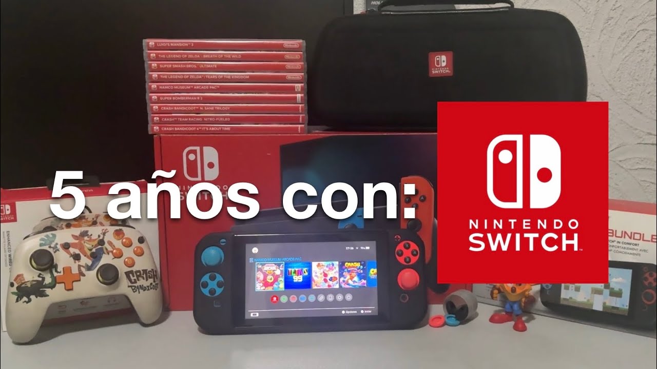 Mi colección Nintendo Switch. 