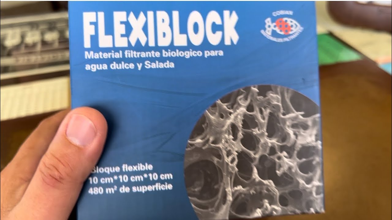 Flexiblock nuevo material filtrante biologico 😱😱😱