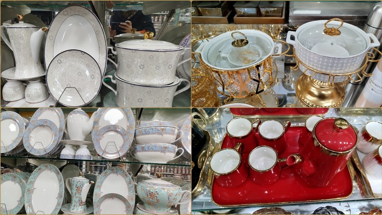 Wholesale Crockery Market/Imported Glassware Crockery/Bone China Dinner Set/Water Set,TeaSet,SoupSet
