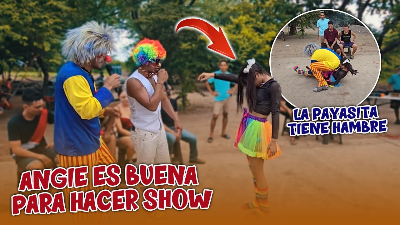 DIVERTIDISIMO! Mira como estos payasitos tienen entretenido a su público | ANGIE SE ROBO EL SHOW.