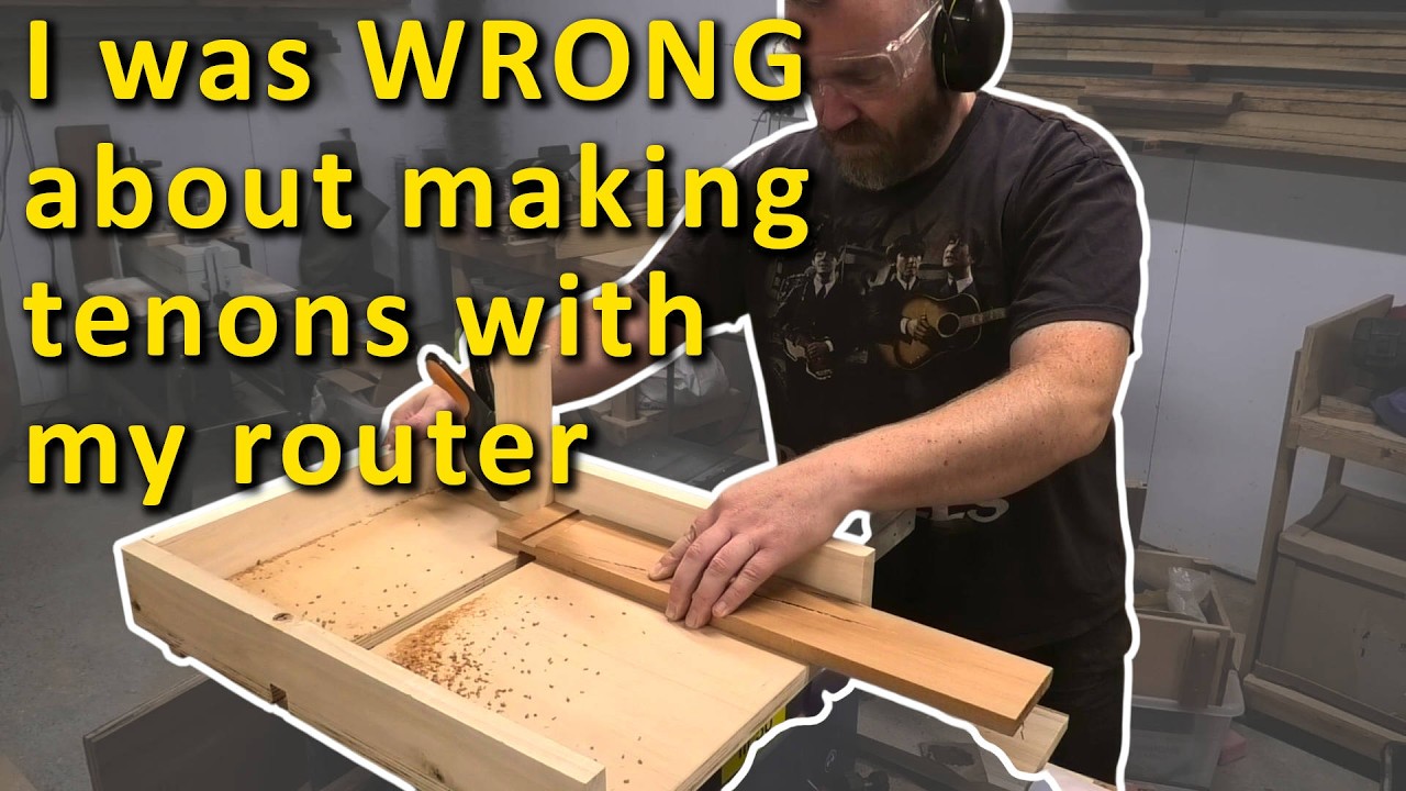 I was wrong about using my router to make tenons!