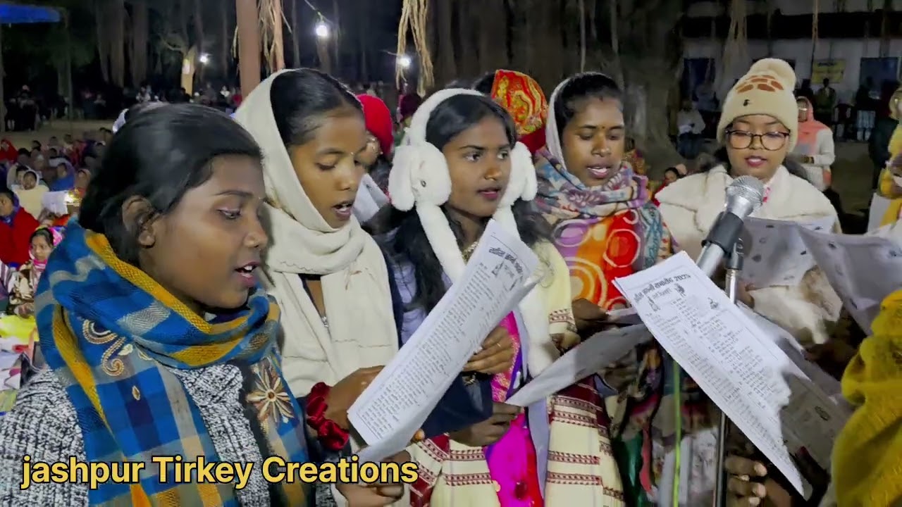 दया याचना + महिमागान  क्रिसमस रात्री जागरण 2025 गिनाबहार जशपुर (छ.ग) Jashpur Tirkey Creations 