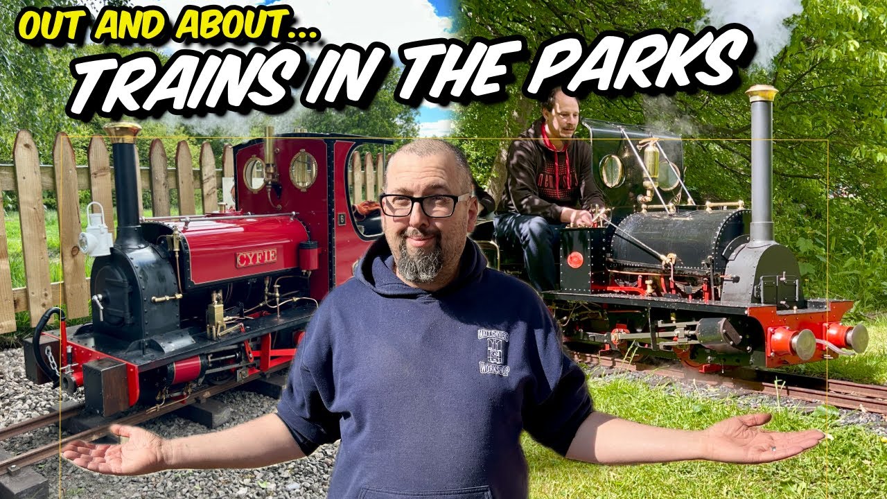 Out and About with 7 1/4" Gauge Trains in the parks - Leyland SME & Thompson Park Miniature Railway