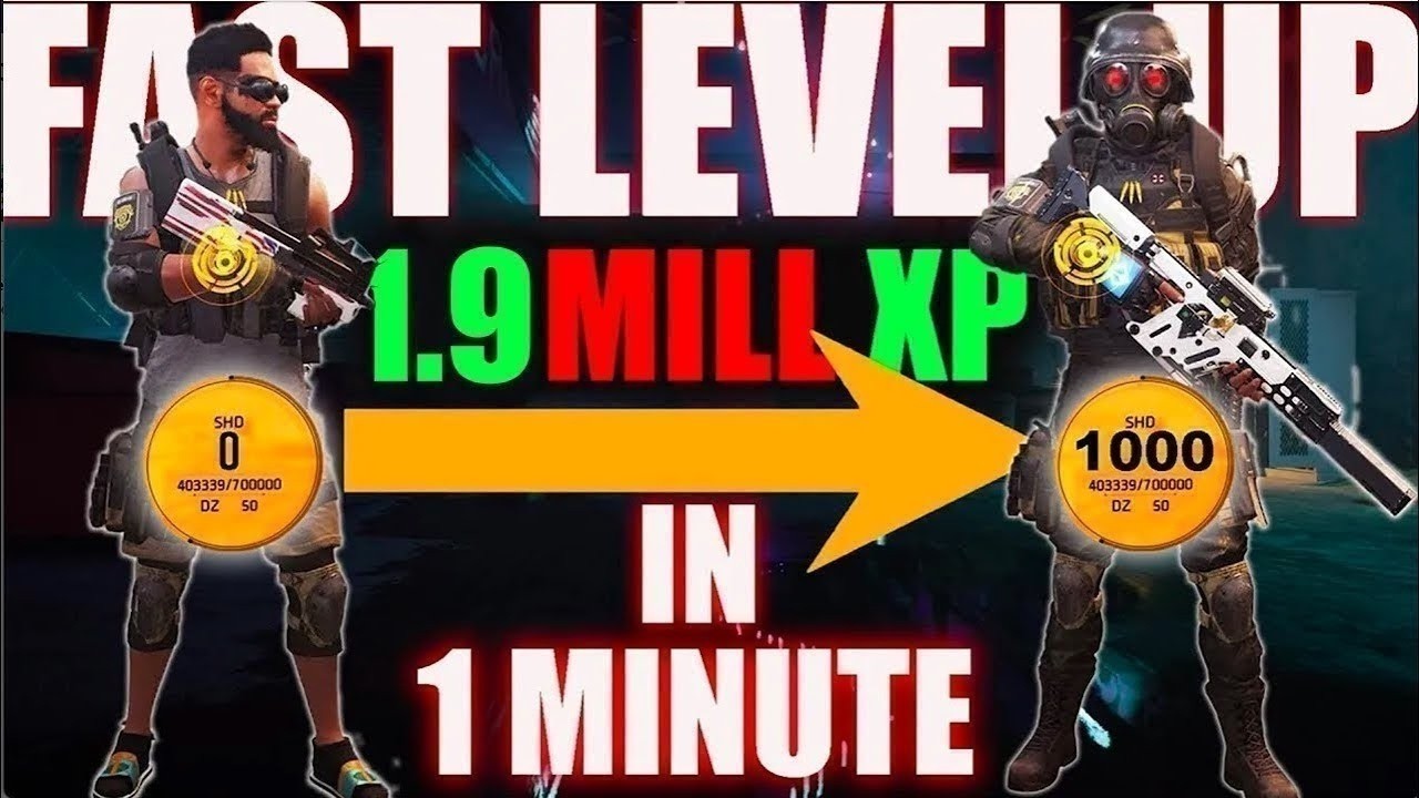 BROKEN RAIN INSANE XP FARM - LEVEL AUGMENTS NOW! FASTEST SHD XP Farm solo/team Guide! The Division 2