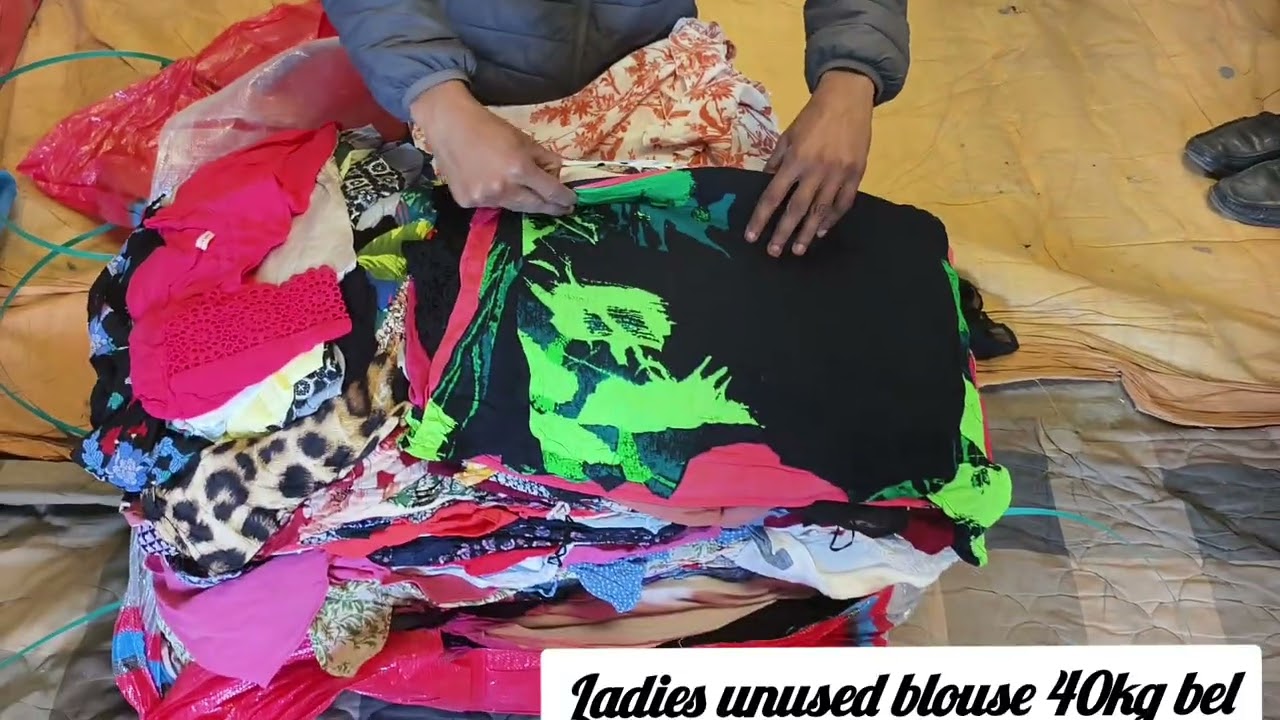 #ladies #blouse 40 kg bel #german #brand #unused #premium #collection #panipat #export #surplus #hub