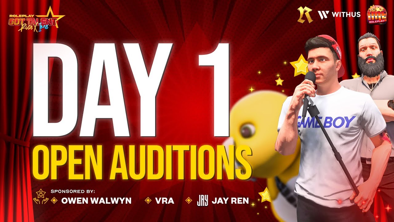 🔴LIVE | ROLEPLAY GOT TALENT RISE X IME | OPEN AUDITIONS DAY 1 #RiseRoleplay #RiseWithUs #ImeRoleplay
