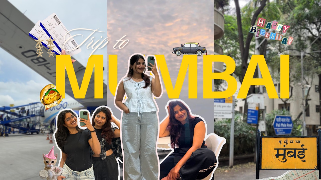 Our First Day in Mumbai | Bandra, Burgers & Sea Views 🌊 | Telugu Vlog