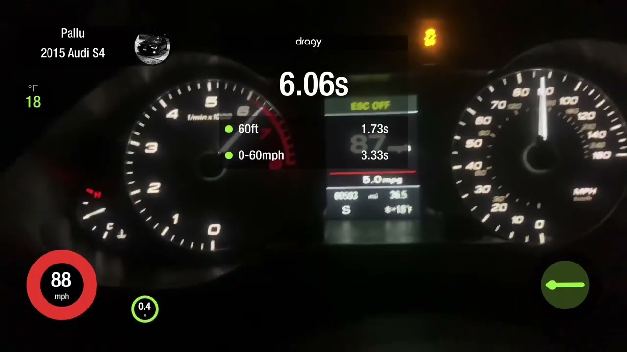 Fastest Single Pulley B8.5 Audi S4 on 93 Octane!  **450 WHP 11.2@122.04**