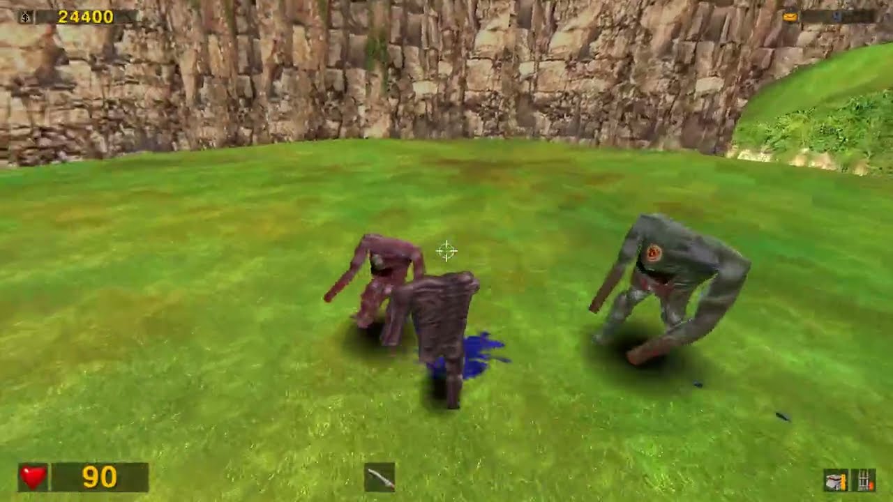 Serious Sam The First Encounter - Dream Waterfall (Leaked Moon Mountains Alpha Test Map)