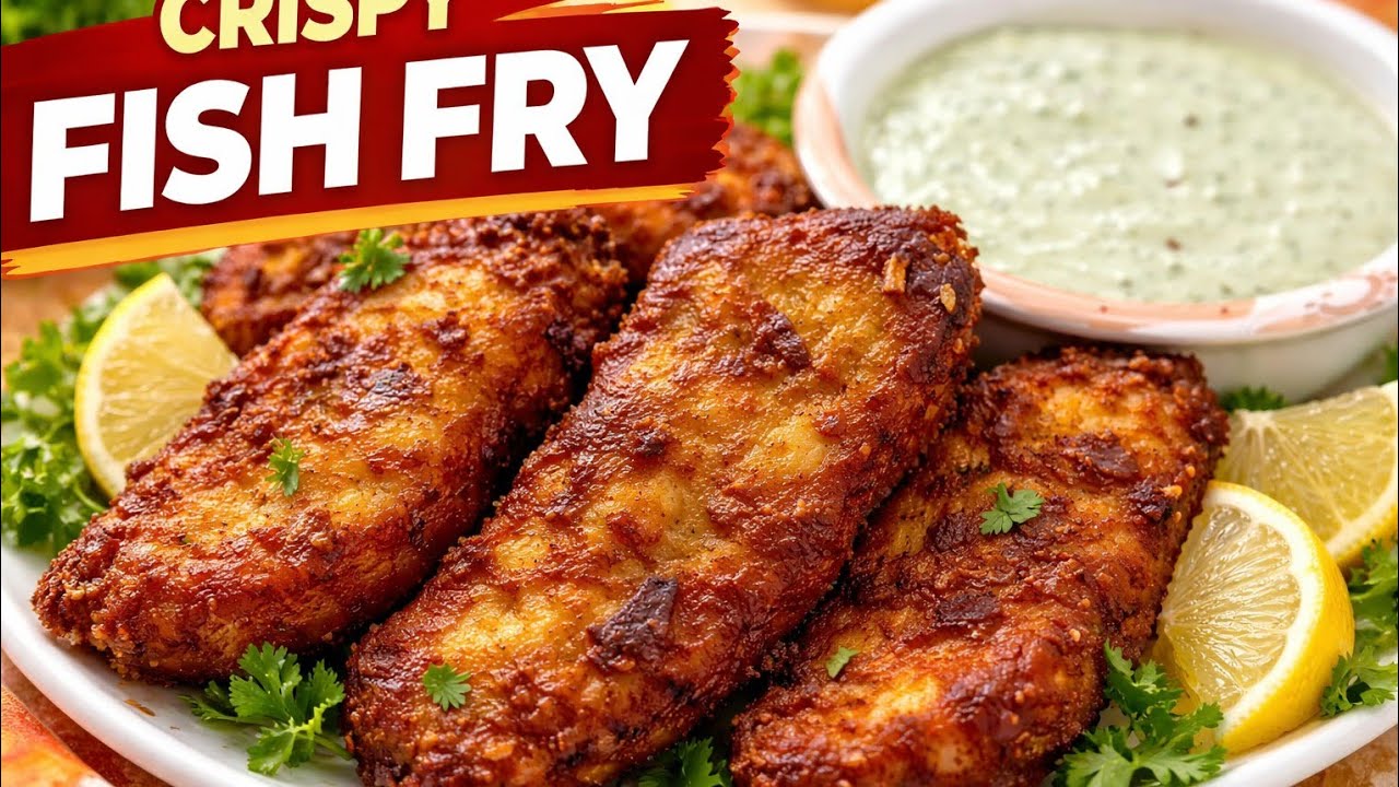 Super Crispy Fish Fry Recipe | Restaurant Style Fish Fry at Home 