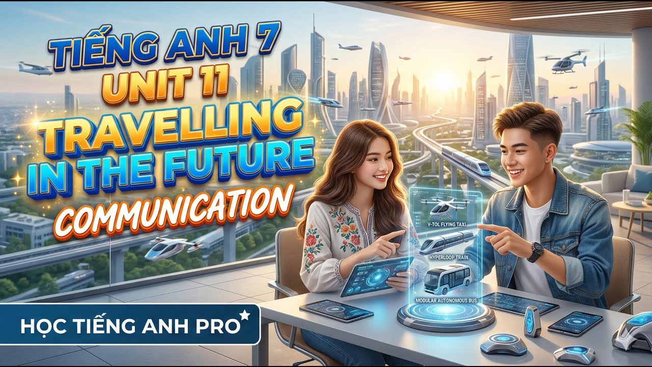 Tiếng Anh 7 Global Success Unit 11: Travelling in the future - Communication | Giải Chi Tiết