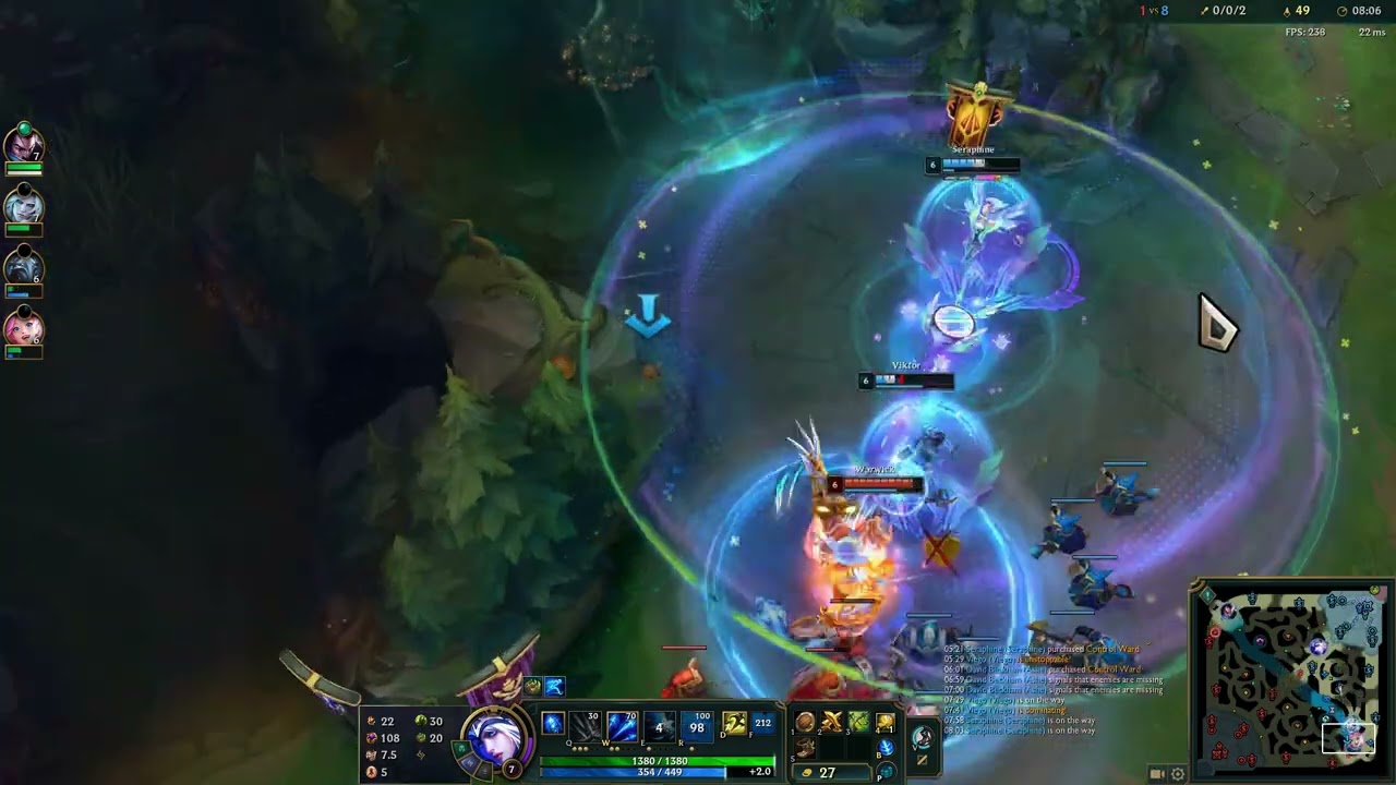 Ashe vs Volibear mid EUW plat 2 David Beckham Part 1