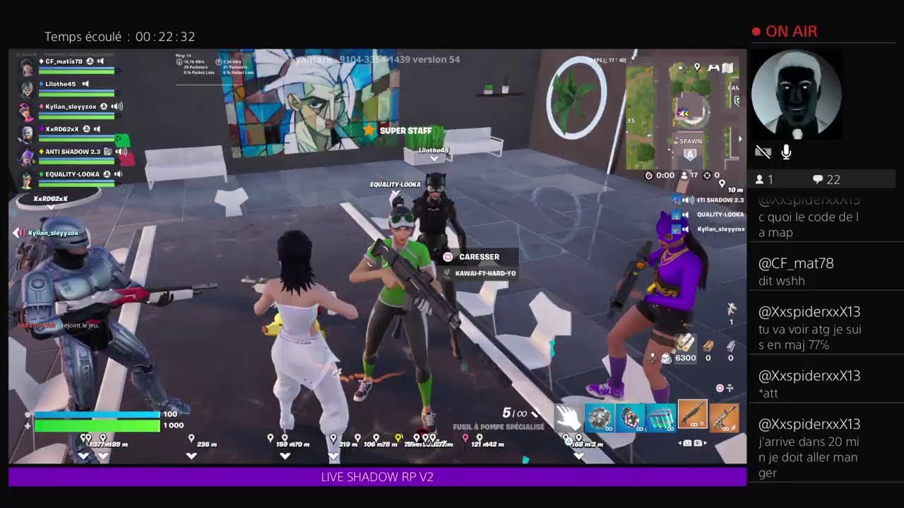 Live Fortnite SHADOW RP V2