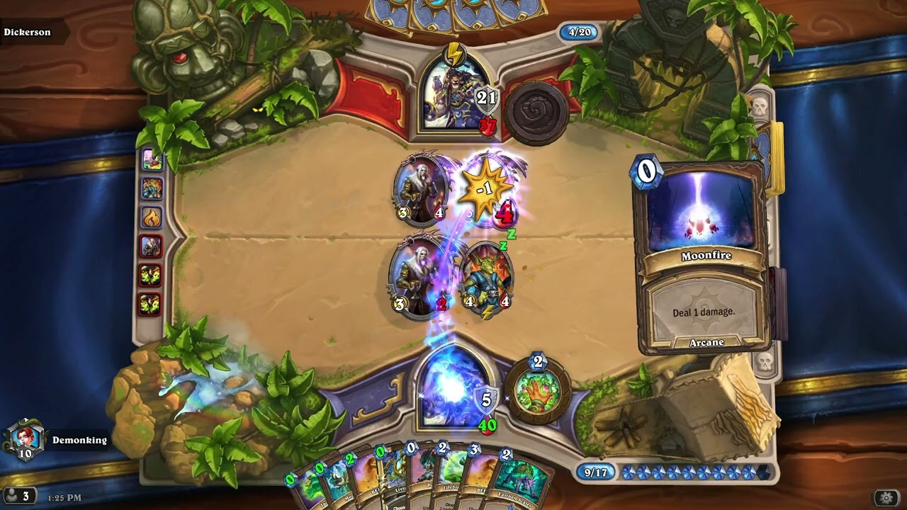 I thought it was a mirror match but he wasn't ready for the 2.5k armor DRUID WILD HEARTHSTONE
