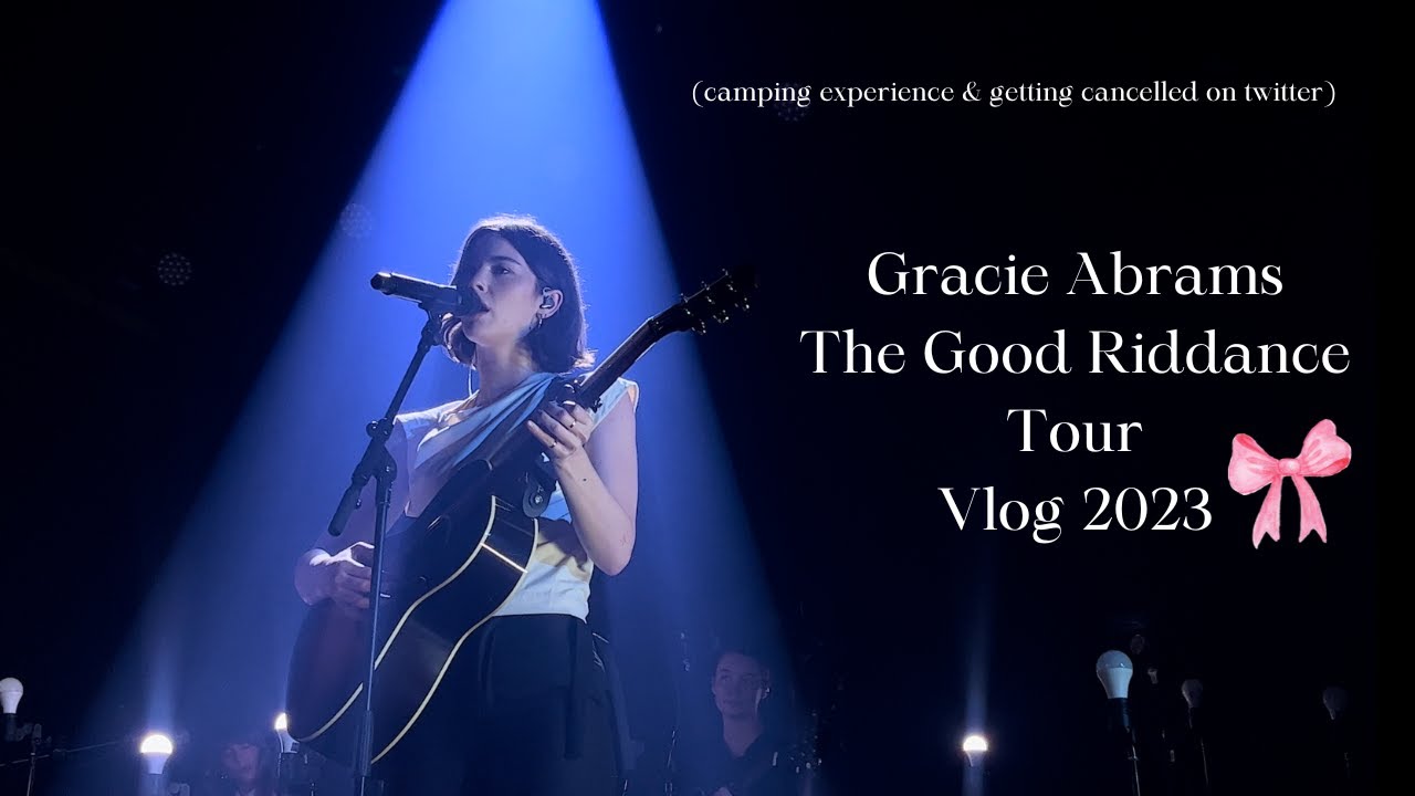 Gracie Abrams: The Good Riddance Tour AMSTERDAM vlog