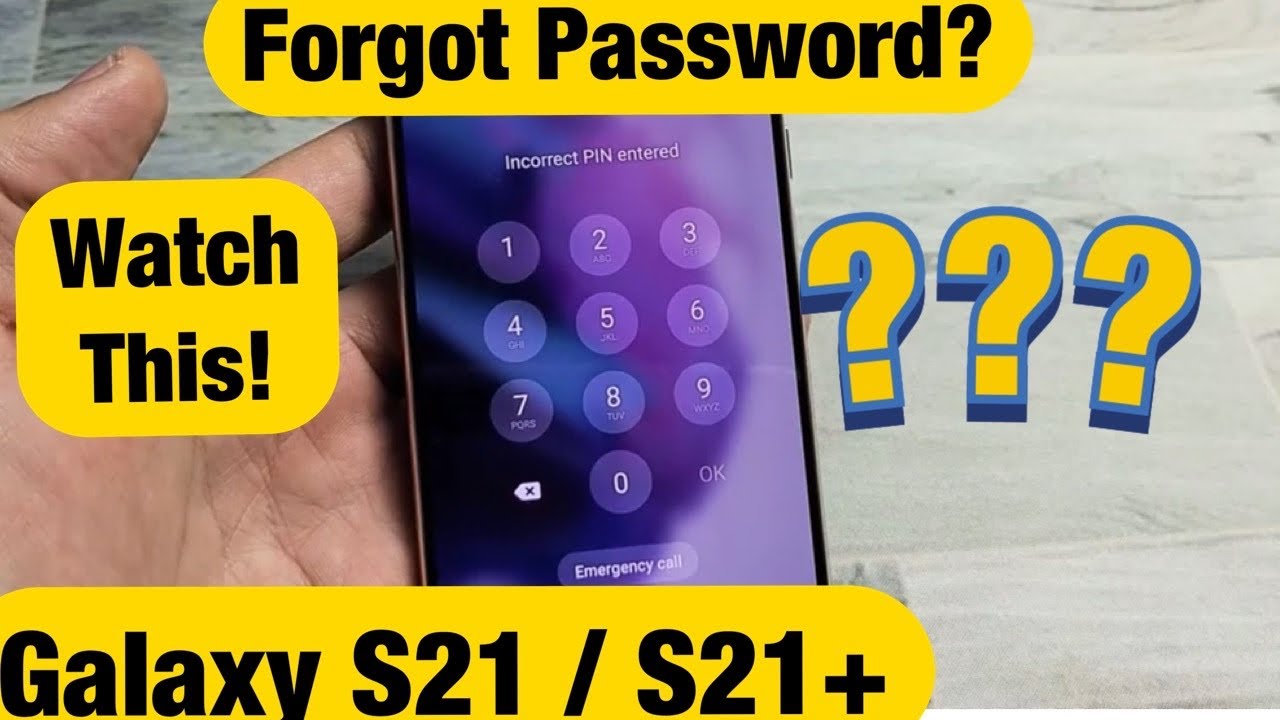 Galaxy S21 / S21+: забыли пароль? Не удаётся сбросить настройки до заводских? НЕ ПРОБЛЕМА!