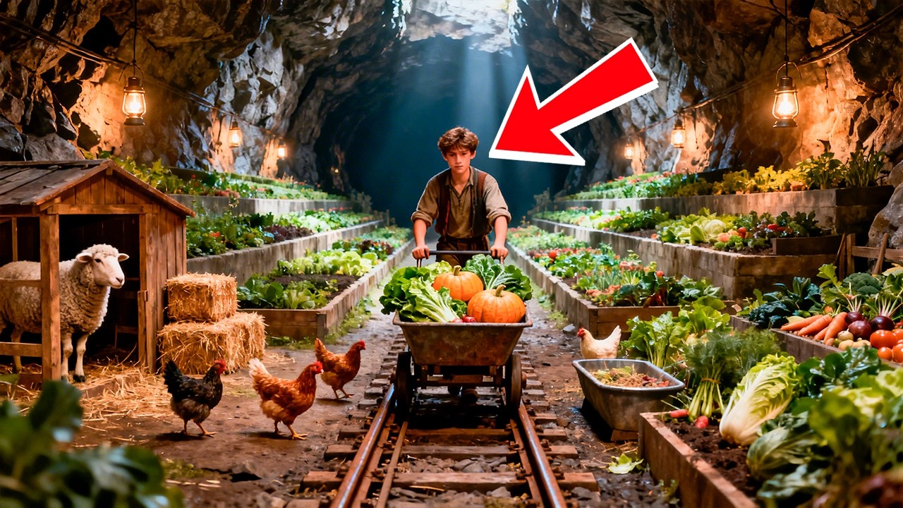 Kicked Out at 16, He Found an Abandoned Mine — He Turned It Into a Underground Farm That Never Froze