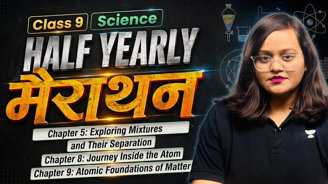 Class 9 Chemistry Half Yearly Marathon 2026-27 | Most Important Questions | Nikita Ma'am