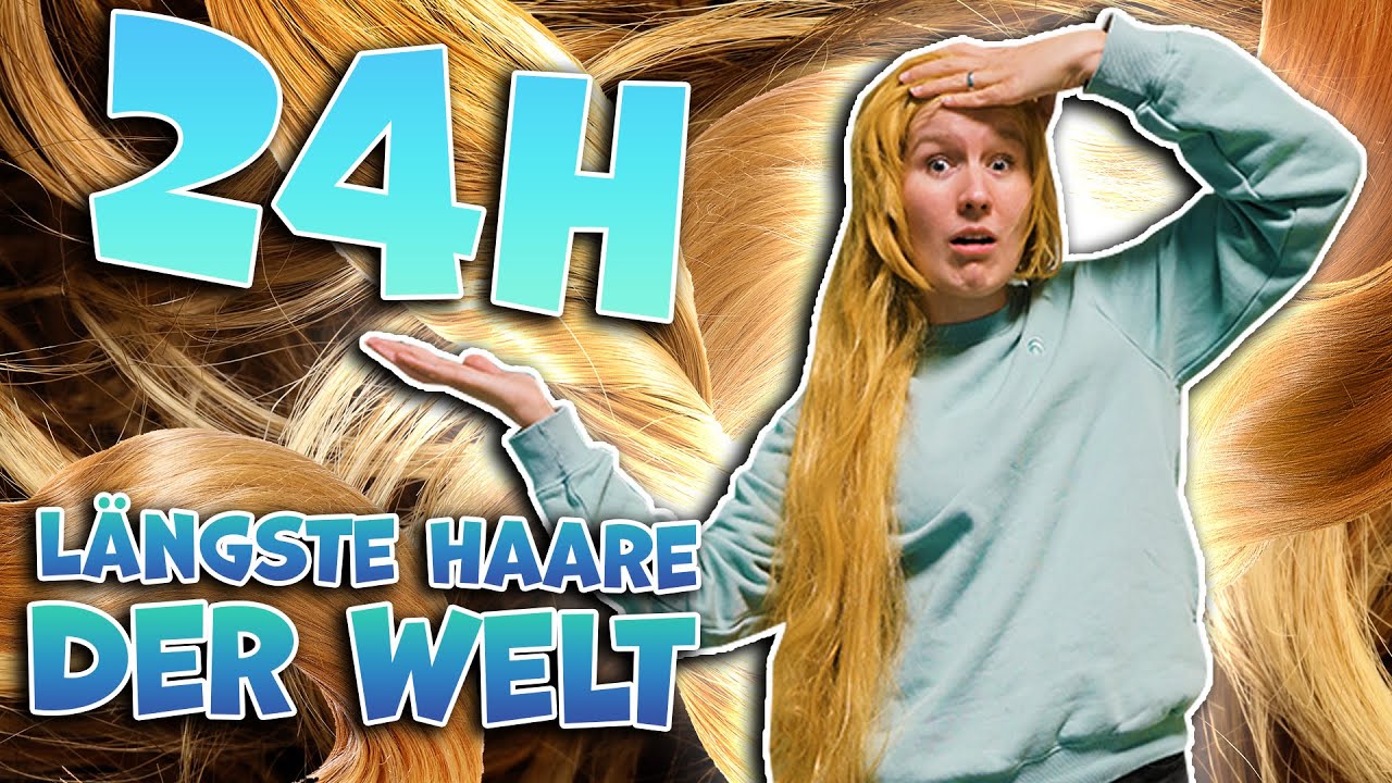 24 STUNDEN MIT DEN LÄNGSTEN HAAREN DER WELT?! Kathi wills ausprobieren!