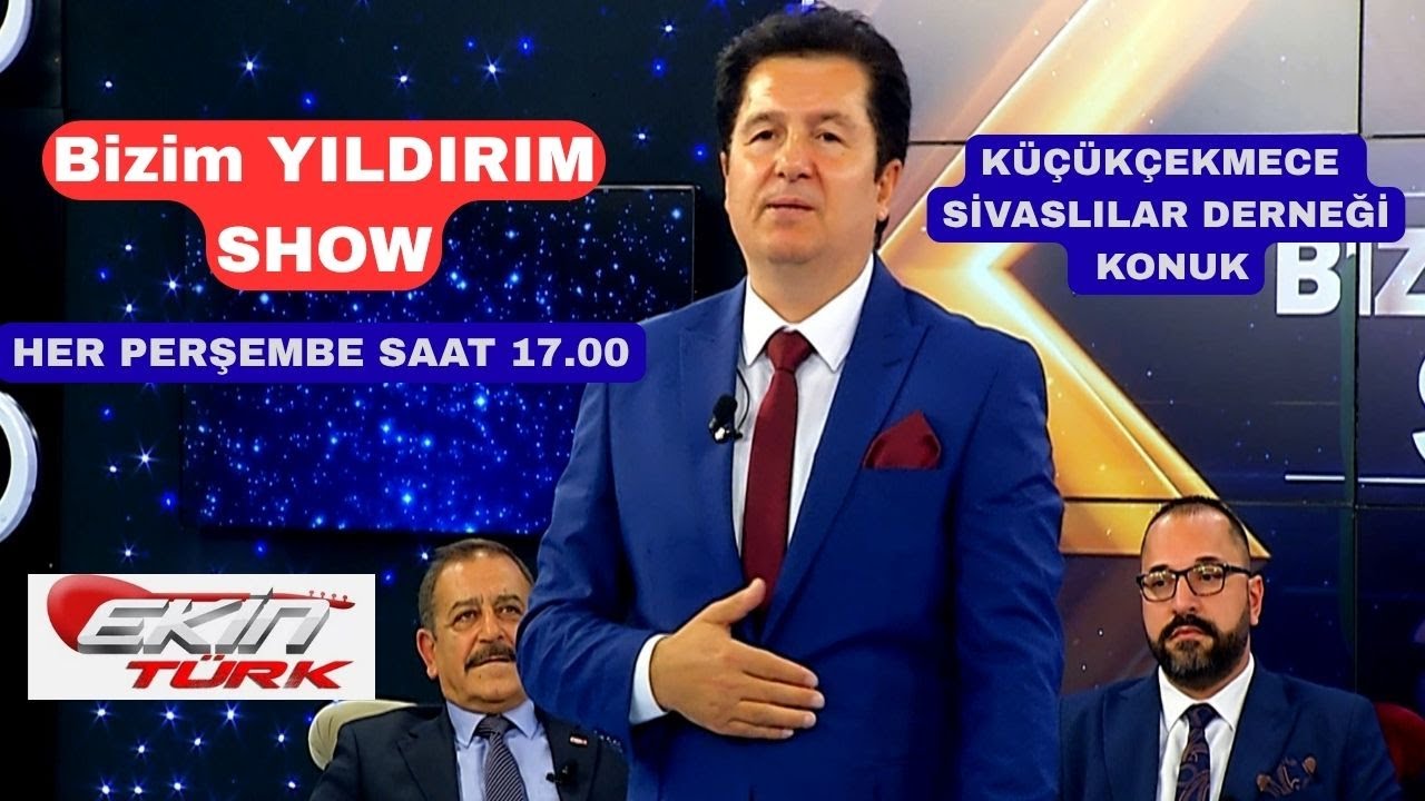 Bizim YILDIRIM Show Küçükçekmece Sivaslılar Derneği Konuk Ekin Tv 16 10 2025 #müzik #sivas