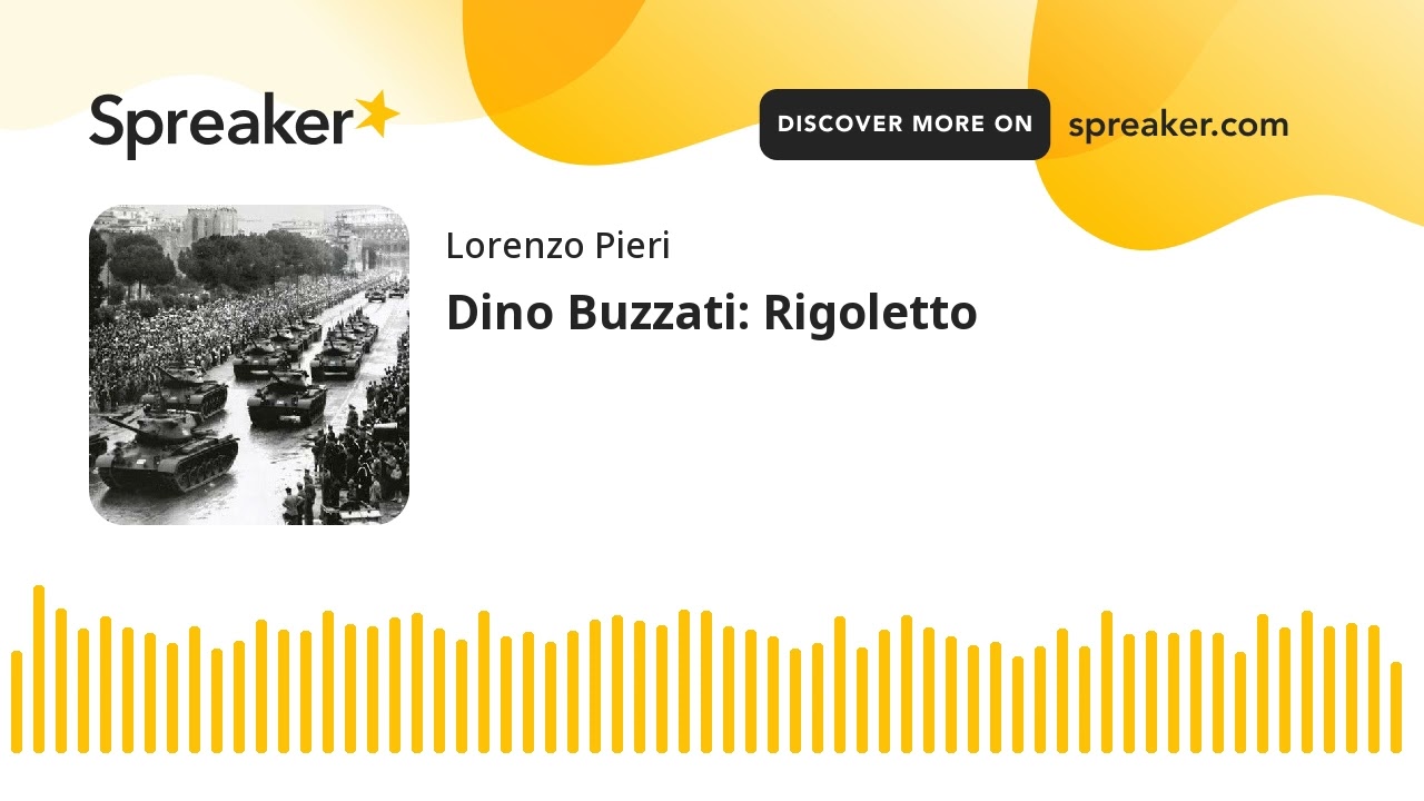 Dino Buzzati: Rigoletto
