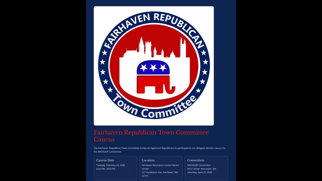 Fairhaven Republican Town Committee Caucus 2026