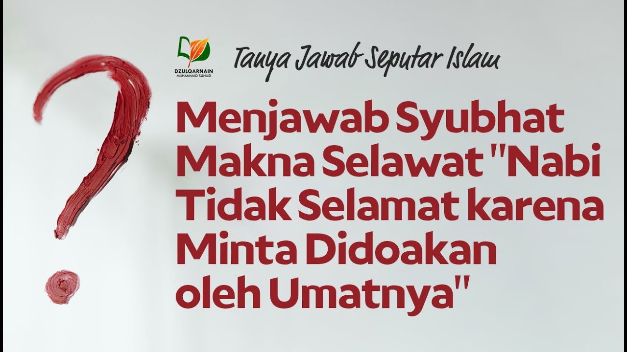 Menjawab Syubhat Makna Selawat 