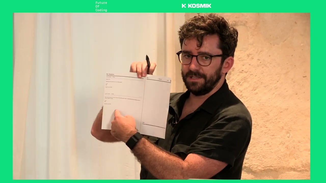 Demo 3 - Andrew Sutherland and the Paper Computer, interactivity, computability and no screens!