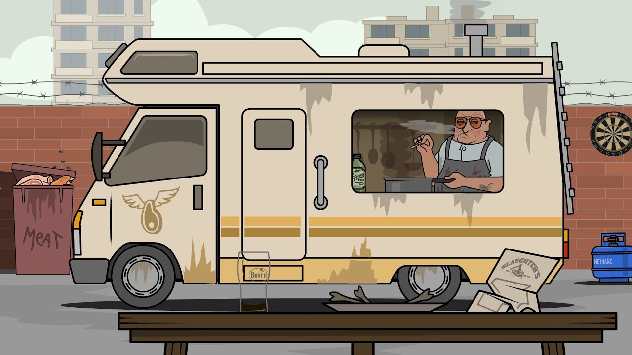 Ron Cragg's slaughters camper van