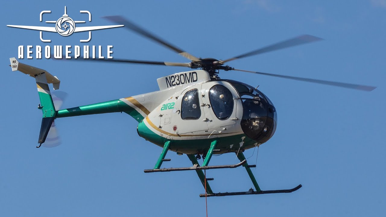 AIR2 LLC HUGHES 369D (MD-500) Helicopter Training Flight at Tri-Cities Airport (KTRI) 19Feb22