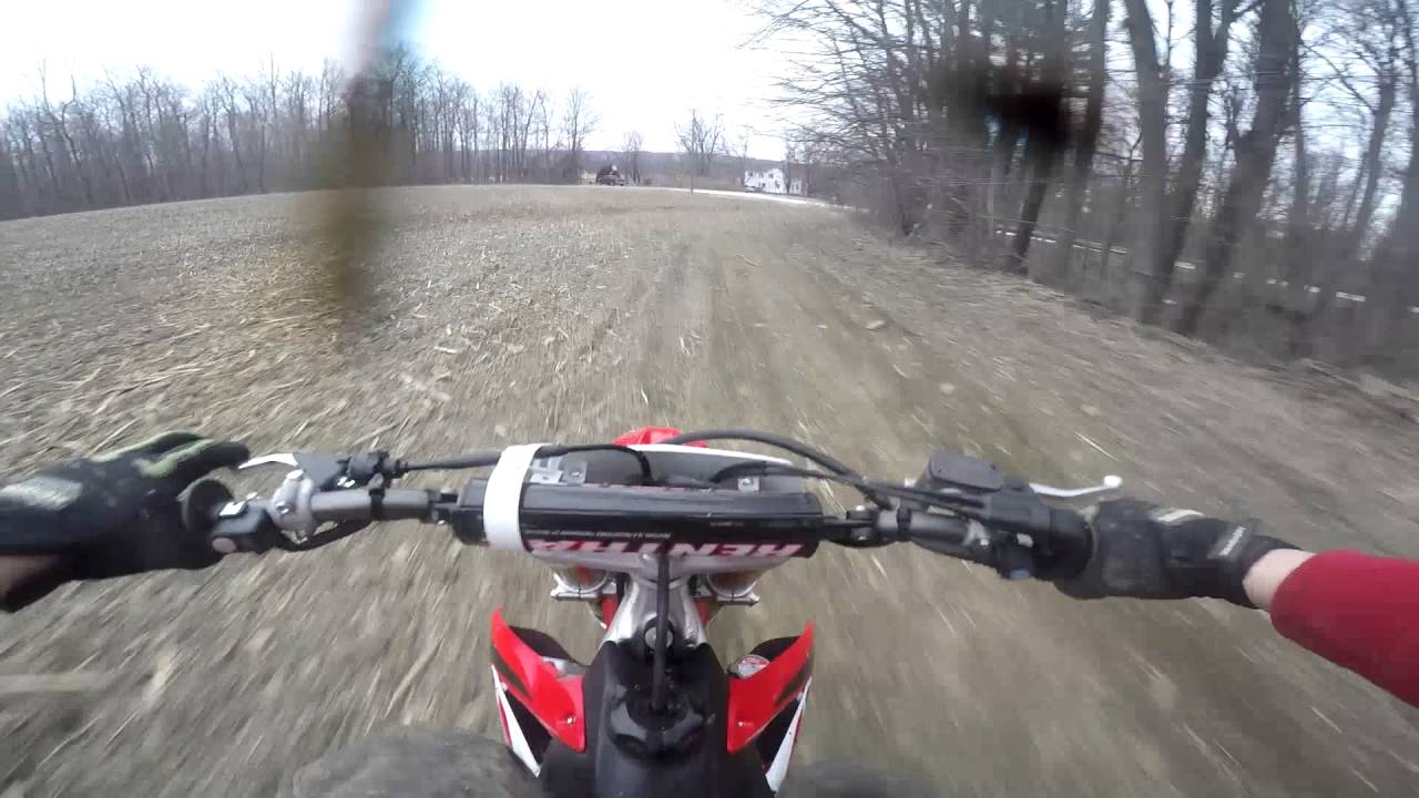 FIRST WOODS RIDE 2016 CRF250R