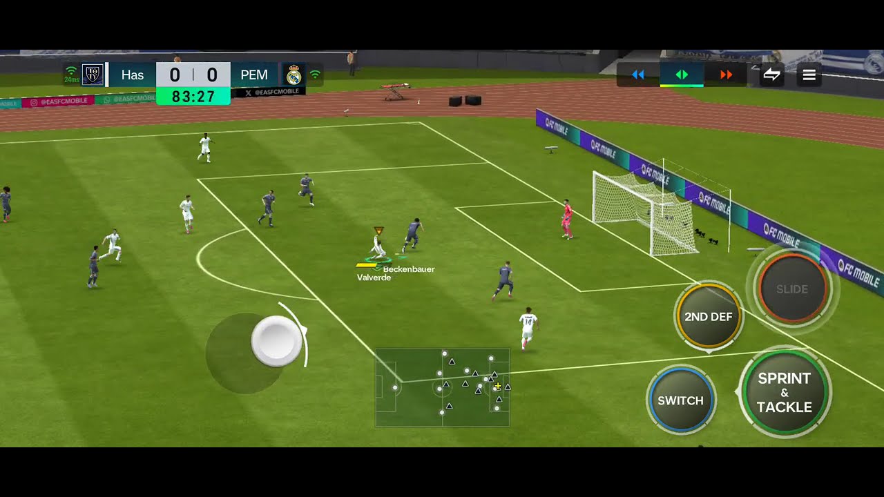 Playing FC mobile