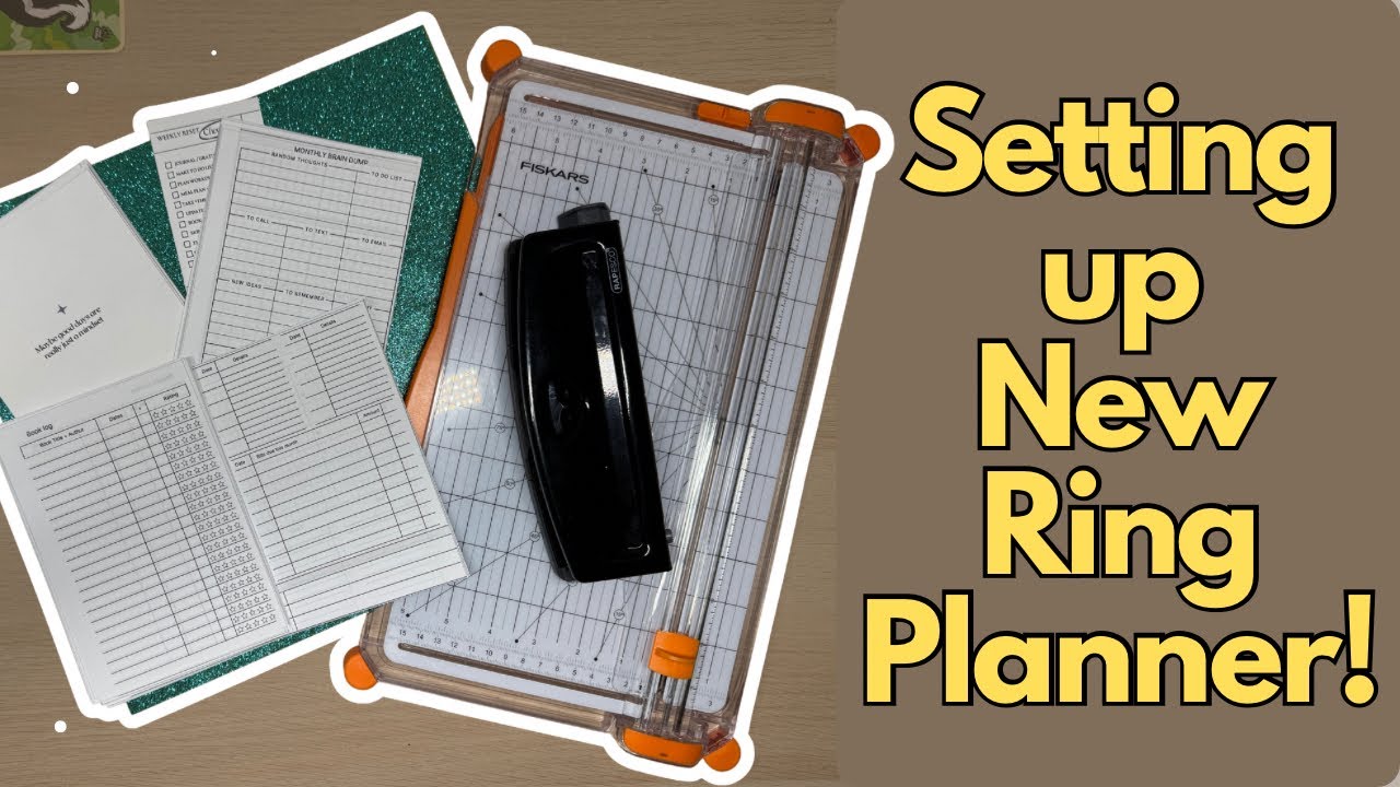 Assembling a Birthday Ring Planner Gift | DIY Inserts & Setup Reveal 