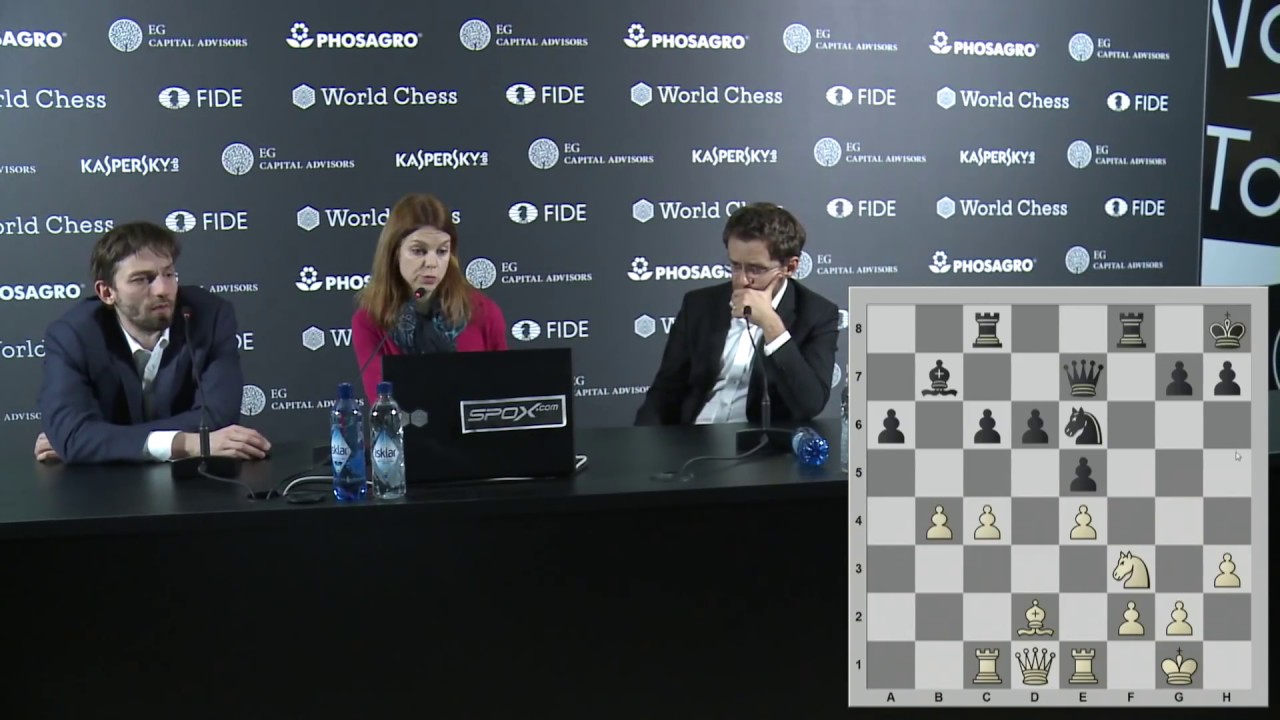 Round 12. Press conference with Grischuk and Aronian